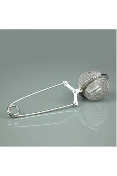 Bitki Çayı Süzgeci Maşalı Çelik Paslanmaz Bitki Çayı Demleme Süzgeci ürün görseli