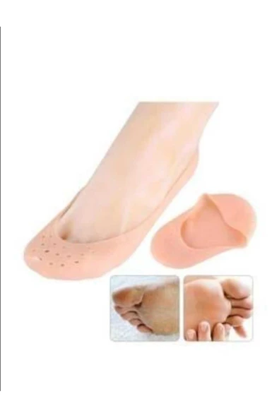 Ayak Bakım Çorabı Yumuşak Silikon Patik Çorap Topuk Çatlak Giderici (Çift) - Resim 3