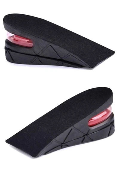 Aveo 2 Adet 5 Cm Boy Uzatıcı Ortopedik Ayakkabı Tabanı Gizli Topuk Yükseltici Silikon Tabanlık ürün görseli 1