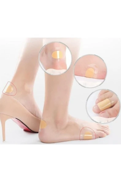 10 Adet Ayakkabı Vurma Önleyici ve Su Geçirmez Tahriş Koruyucu Bant - Resim 5