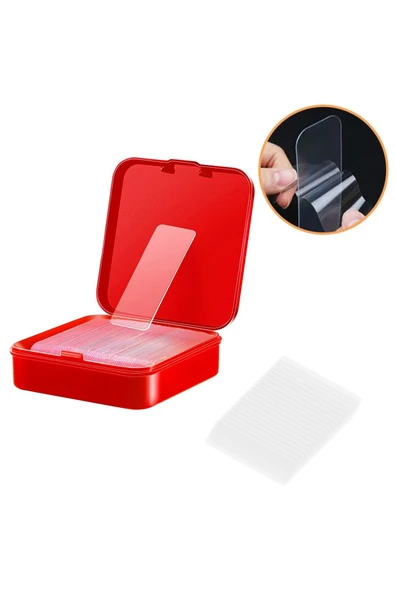 120 Parça Çift Taraflı Tekrar Kullabilir Yapışkan Bantlar (8585) Yeni!!! ürün görseli 1