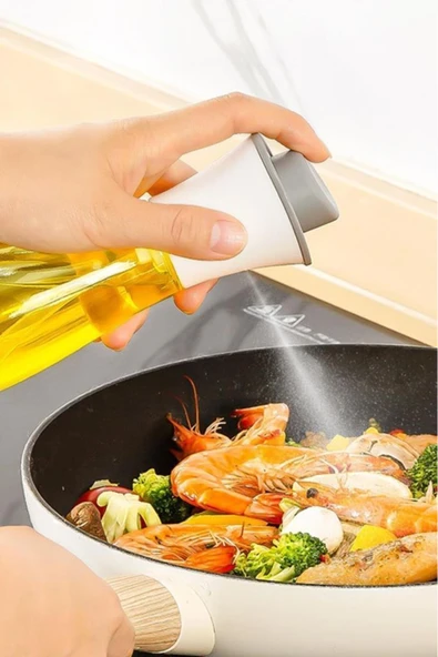 220 Ml Çok Amaçlı Spreyli Cam Şişe Sirkelik Yağdanlık - Resim 2