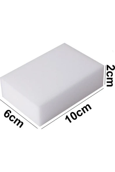 Beyaz Sihirli Sünger MUTFAK  ÇOK AMAÇLI Oto Tampon Torpido Temizleyici Çizik Alıcı 1 ADET - Resim 2