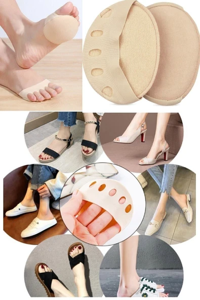 1 ÇİFT Kumaş Ayak Parmak Altı Desteği - Resim 2