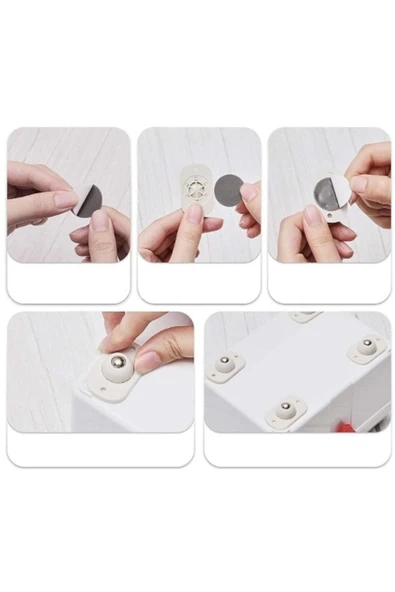Bilyeli Eşya Kaydırma Aparatı 4lü Set - Resim 4