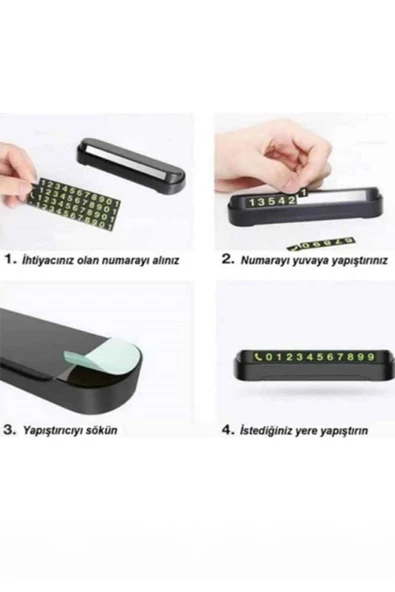 Araç Telefon Numaratör, Park Numara, Araç Numaratör, Araba Telefon Numara - Resim 5