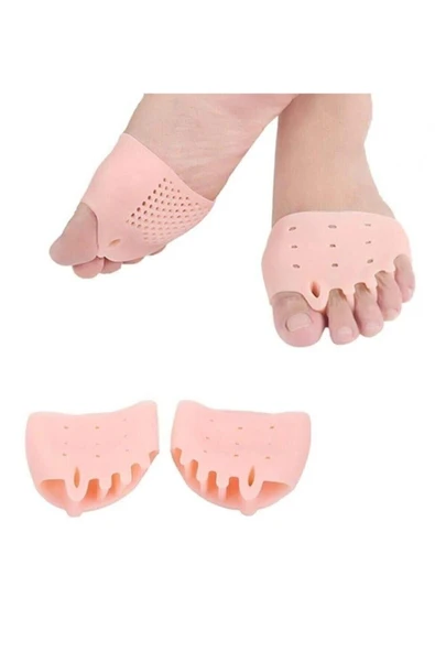 Ayak 5 Parmak Bunyon Kemik Koruyucu Silikon Yastık Makaralı Baş Parmak Gömleği Halluks Valgus ürün görseli 1