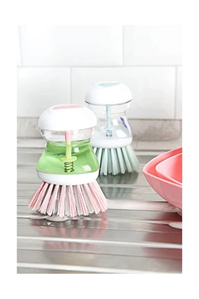 2li Deterjan Hazneli Lavabo & Bulaşık Fırçası ürün görseli 1