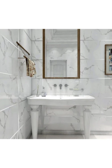 1 Cm 50 Metre Gri Fayans Arası Şerit Bant Derz Bandı Su Geçirmez Dekor Bant - Resim 3