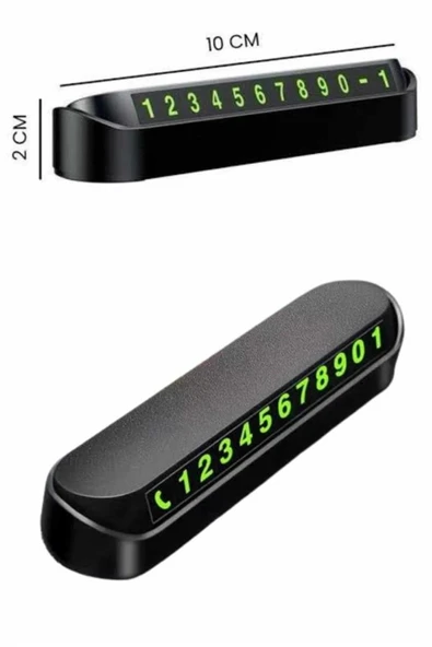 Araç Park Numaratörü Tüm Araçlara Uyumlu Araba Numaralık - Resim 3