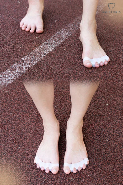 Çift Silkonlu Beş Parmak Bunyon Ayak Parmak Düzeltici Ve Kemik Koruycu Fc-020 - Resim 3