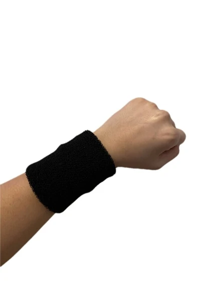 Havlu Bileklik Siyah – Spor ve Dayanıklılık Seti ürün görseli 1
