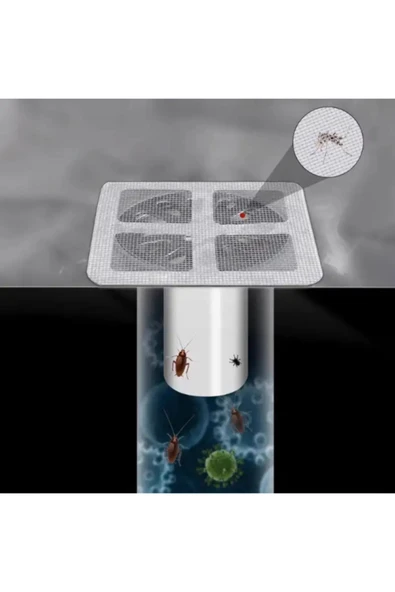 10 Adet Banyo Gider Süzgeci Saç Yakalayıcı Süzgeç Banyo Duş Gider Tıkanık Önleyici Süzgeç - Resim 2