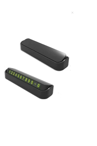 Araba Park Numaratörü Araç Içi Torpido Üstü Açılır-Kapanır Neon Telefon Numarası ürün görseli