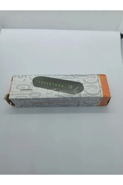 Fosforlu Araba Torpido Numaratör – Gece Parlayan açılır kapanır - Resim 3