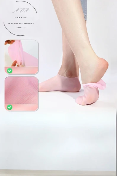 Silikon Ayak Bakım Çorabı Nemlendirici Jel Çorap Çatlak Önleyici Ölü Deri Atıcı Çorap