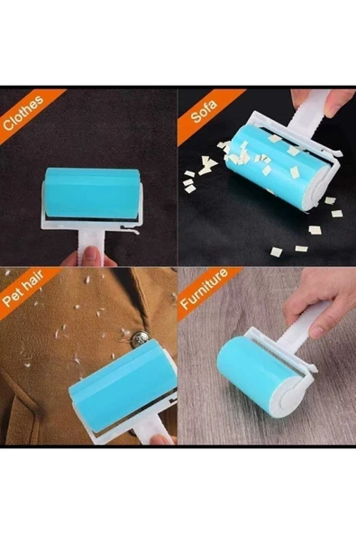 Hurricane Fur Wizard Yeni Nesil Yıkanabilir Pratik Tüy Ve Toz Toplayıcı Rulo - Resim 6