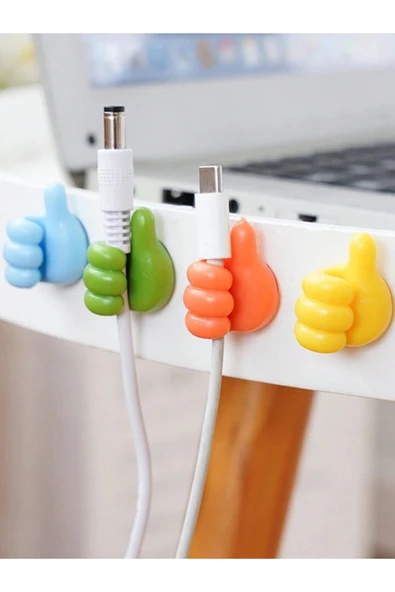El Şeklinde Kablo Tutucu 30 Adet ürün görseli 1