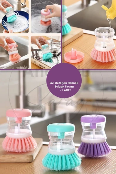 Deterjan Hazneli Bulaşık Fırçası ürün görseli 1