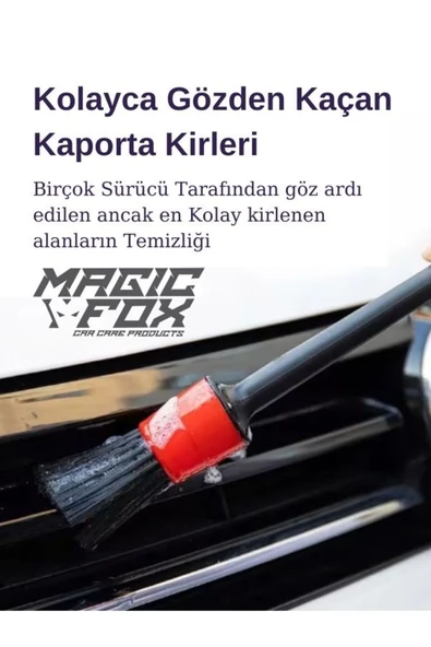 Detaylı Araba Temizlik Fırçası  Seti - Resim 3