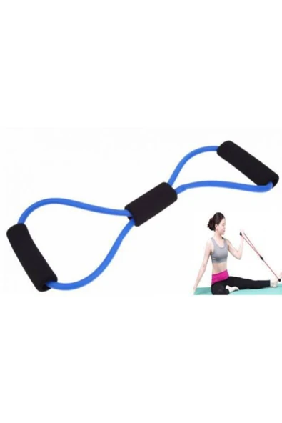 Pilates Direnç Lastiği Jimnastik Egzersiz Bandı Yoga Lastiği ürün görseli