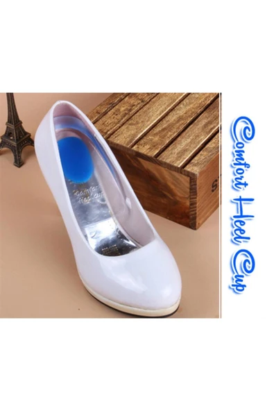 Rahat Ayaklar Için Topuk Dikeni Silikon Relaks Ayak Taban Yastığı Mavi - Resim 4