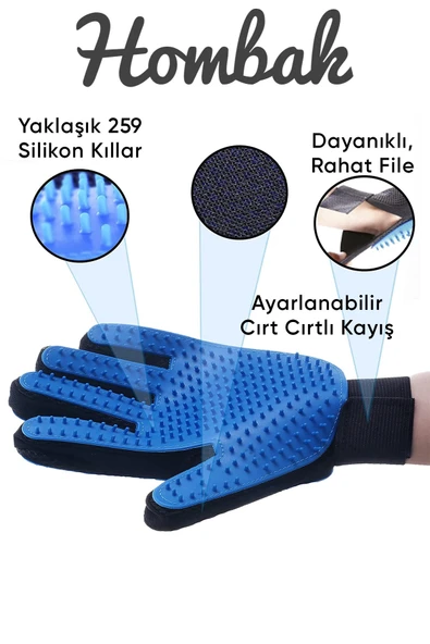 Kedi Ve Köpekler Için Tüy Toplama Eldiveni - Resim 2