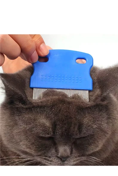 Kedi Köpek Tüy Bit Pire Toplayıcı Toplama Temizleme Tarağı Tarak Bit Pire Temizleme ürün görseli