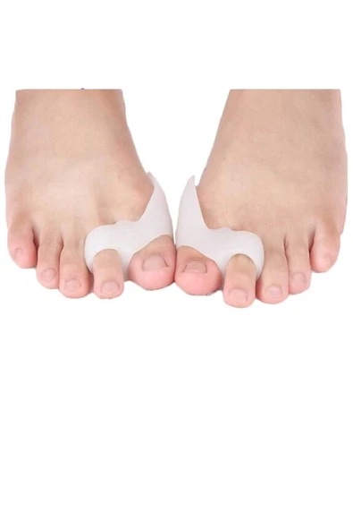 Parmak Ayracı Makaralı 2 Parmağa Geçen Ayak Bunyon Koruyucu TEN RENK 1 Çift ürün görseli 1