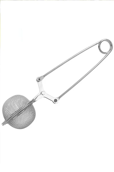 Paslanmaz Çelik Bitki Çayı Süzgeci Yeşil Çay Demleme Süzgeci - Maşalı Bitki Çayı Süzgeç - 2