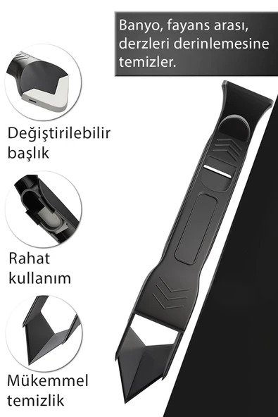 Fayans Ve Derz Temizleyici Bıçak Paslanmaz Çelik Fayans Arası Temizleyici Derz Dolgu Aleti Silikon - Resim 3