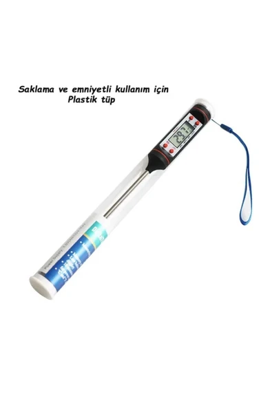 Dijital Mutfak Termometresi Dijital Termometre Süt Mama Barbekü - 4