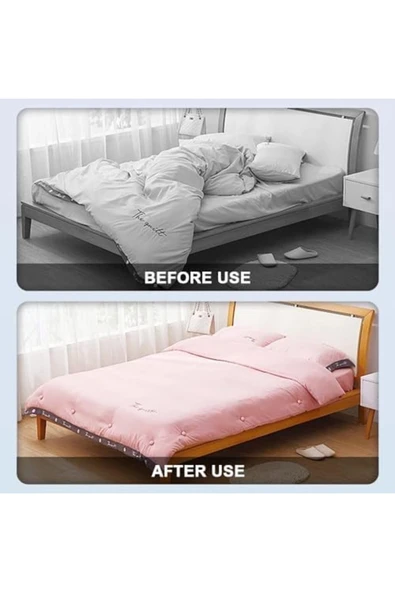 MU-ARTSHOP Yorgan Sabitleyici, Mantar Şekilli Aşınmaya Dayanıklı Yorgan Klipsi 4 Adet tnca 8713 - Resim 2