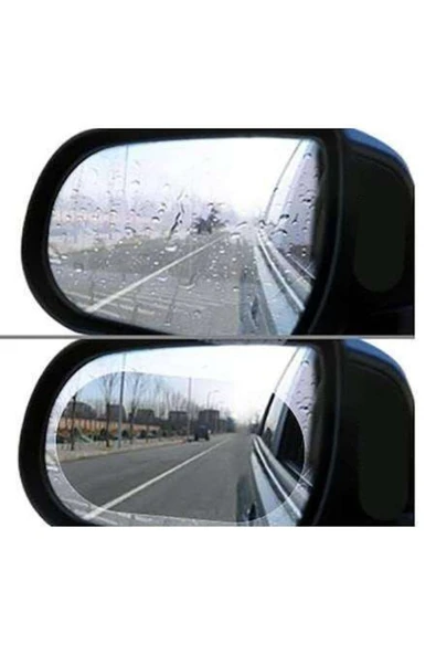 Otomobil Oto Araba Yan Ayna Yağmur & Su Kaydırıcı Film (çift) - Resim 2