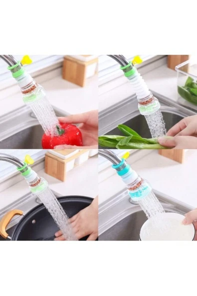 Oynar Başlıklı Pervaneli Taşlı Musluk Başlığı - Resim 2