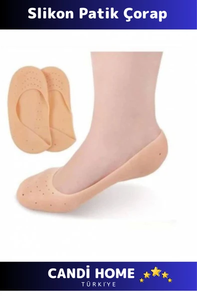 Premium Özel Seri Çatlak Giderici Topuk Onarıcı Yumuşak Slikon Ayak Koruyucu Slikon Patik Çorap ürün görseli 1