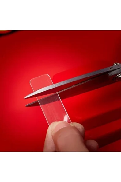 Ekstra Güçlü Şeffaf Çift Taraflı Bant Seti-60 Parça-pratik Kutuda - Resim 4