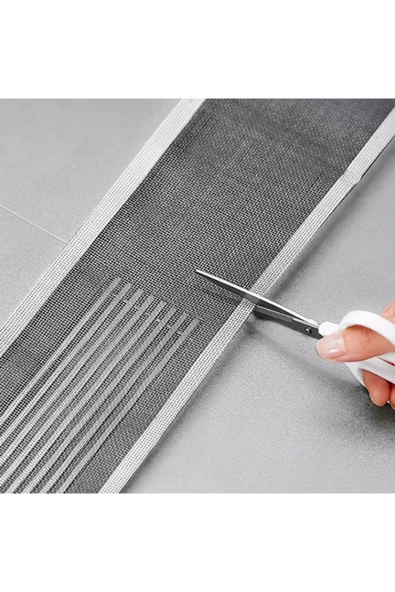 Çok Amaçlı Gider Süzgeci ve Saç Yakalayıcı Süzgeç ve Sineklik Yaması Tamir Kiti 12 Cm * 4 Metre - Resim 2