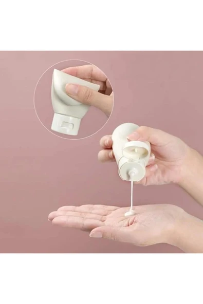 Gri Renk Seyahat Tipi Bakım Ürünleri Düzenleyici 3'Lü - Resim 2