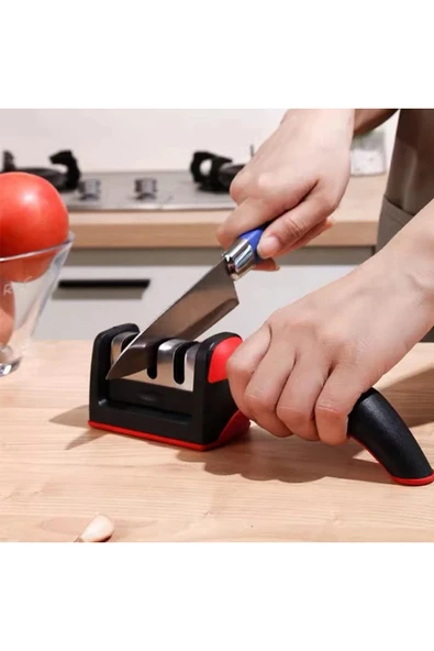 Pratik Mutfak Tipi Bıçak Çakı Şef Bıçağı Bileme Aparatı AXE-5T13 - Resim 3