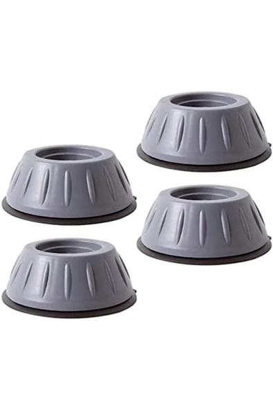 Gürültü Önleyici Çamaşır Kurutma Makinesi İçin Çamaşır Makinesi Ayak Stoperi GRİ 4 Lü ürün görseli 1