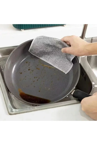 Main Shop 1 Adet Çok Fonksiyonlu Çizilmez Tel Bulaşık Bezi Çelik Tel Bulaşık Havlusu M-602 ürün görseli 1