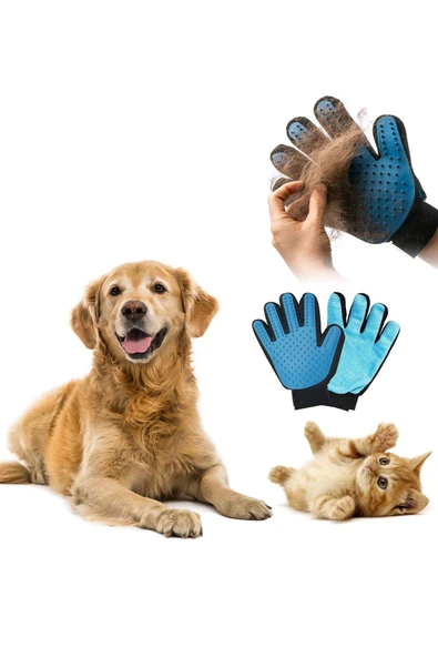 Kedi Köpek Evcil Hayvanlar Tüy Toplama Eldiveni Kullanışlı ürün görseli 1