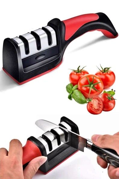 Elmas Bıçak Bileme Aleti, 3 Açılı, Profesyonel, El Bıçakları İçin Uygun - Resim 2