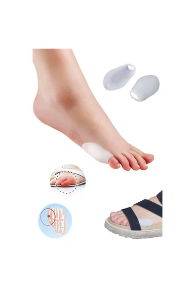 İki Adet Serçe Parmak Destekli Kemik Koruyucu, Makarasız, Rahat ve Pratik Kullanım ürün görseli 1