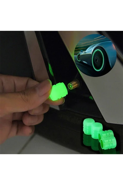 Sibop Kapağı 4'lü Plastik Fosforlu Parlayan ürün görseli 1