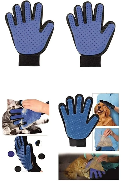 Kedi ve Köpek Tüy Toplama Eldiveni - Resim 3
