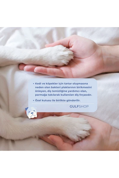 Parmağa Takılan Hayvan Diş Kaşıma Fırçası 1 Adet (Özel Kutusu ile Birlikte) - Resim 5