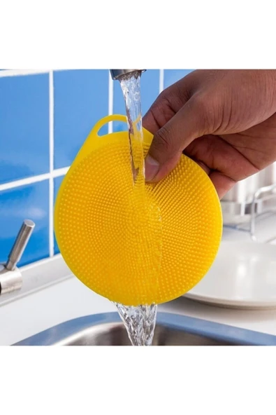 Silikon Bulaşık Yıkama Fırçası Tükenmeyen 2 Adet Cmt-da2be34a ürün görseli 1