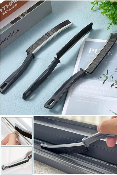 Çok Amaçlı Multi İnce Temizlik Fırçası Derz Arası Banyo Mutfak Lavabo Detay Temizleme Fırçası 1 ADET - Resim 2